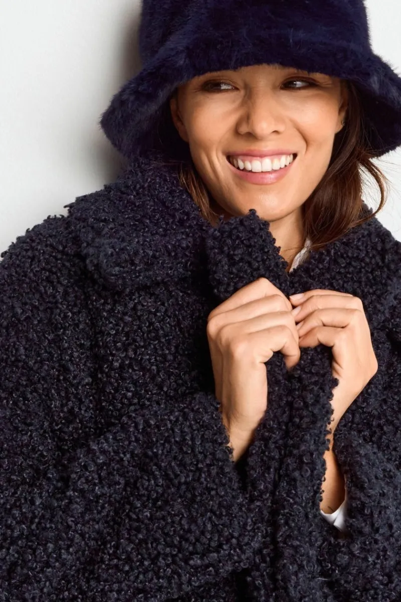 Oversized-Mantel Aus Teddyfell<Rich & Royal Best