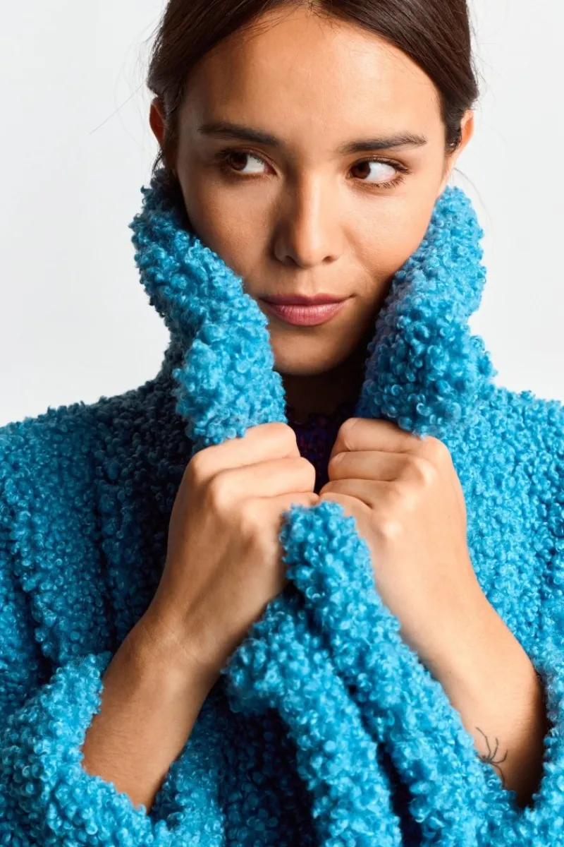 Oversized-Mantel Aus Teddyfell<Rich & Royal Best