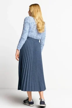 Plisseerock In Denim-Optik<Rich & Royal Hot