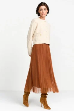 Plisseerock In Midilänge<Rich & Royal Sale