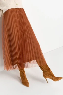 Plisseerock In Midilänge<Rich & Royal Sale