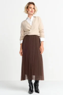 Plisseerock In Midilänge<Rich & Royal Sale