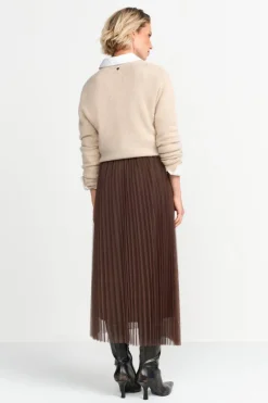 Plisseerock In Midilänge<Rich & Royal Sale