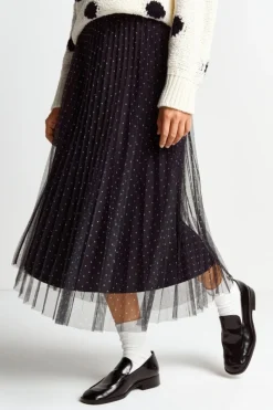 Plisseerock Mit Pünktchenmuster<Rich & Royal Discount