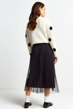 Plisseerock Mit Pünktchenmuster<Rich & Royal Discount