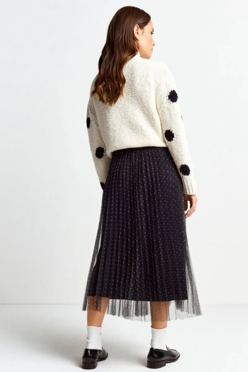 Plisseerock Mit Pünktchenmuster<Rich & Royal Discount