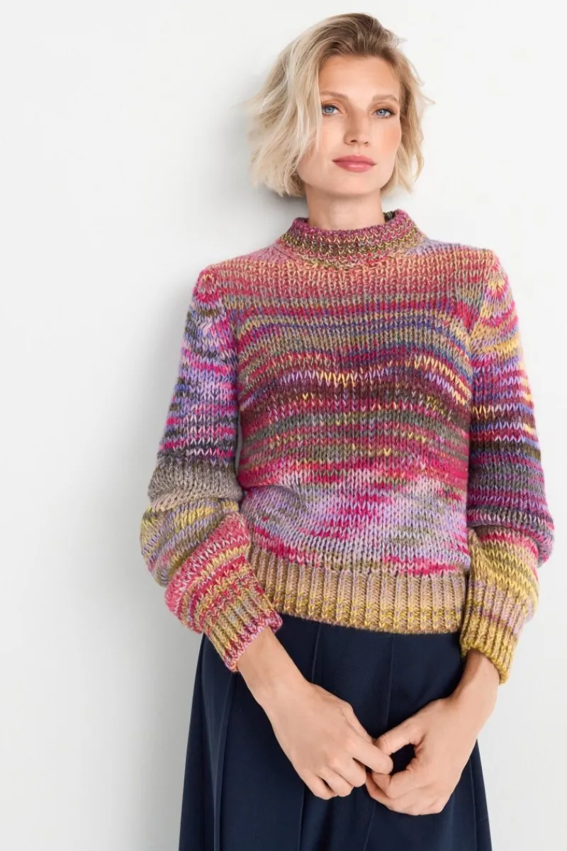 Pullover Aus Buntem Melange-Strick<Rich & Royal Clearance