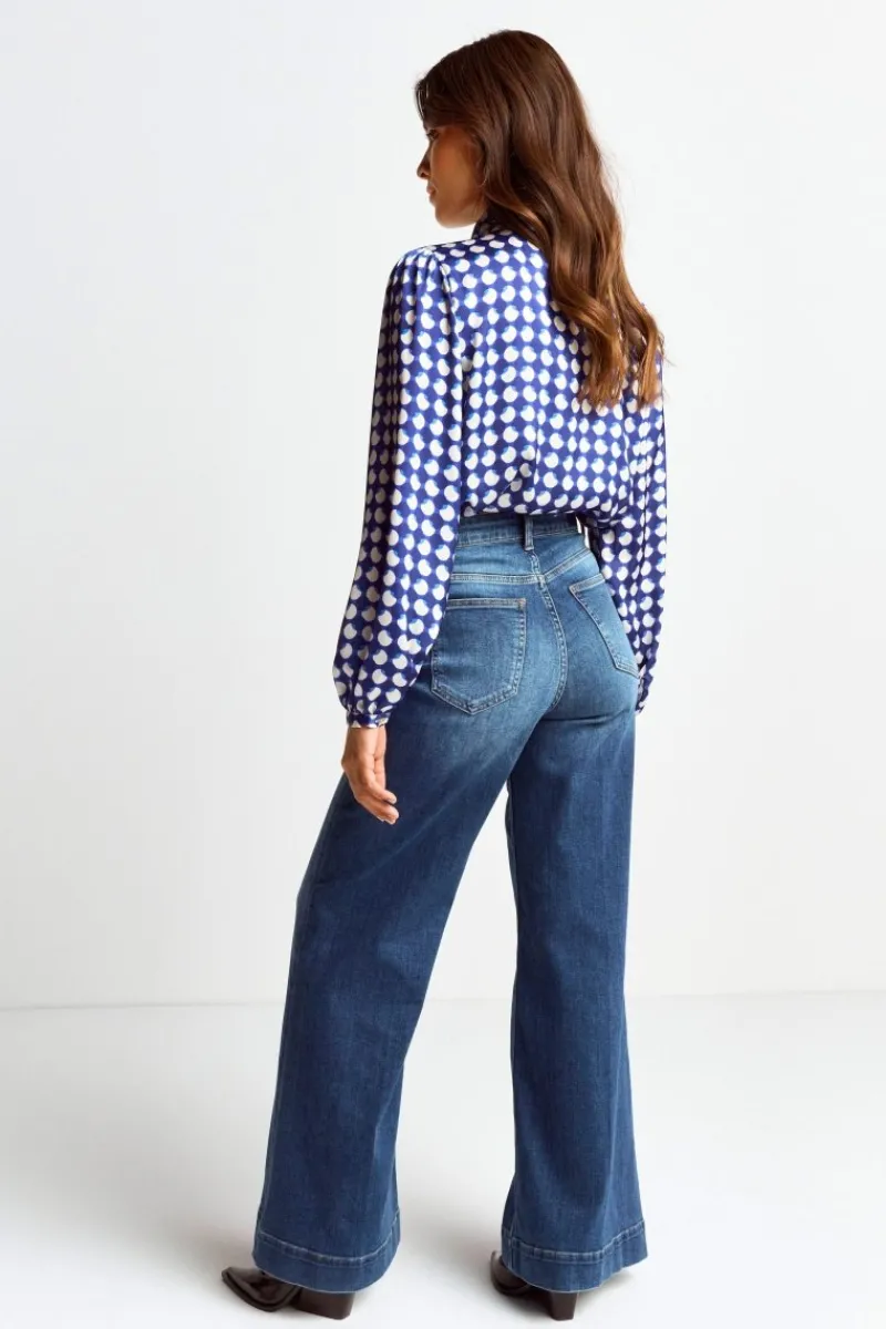 Schluppenbluse Mit Frill-Kragen<Rich & Royal Clearance