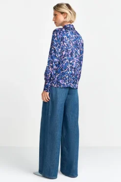 Schluppenbluse Mit Leo-Print<Rich & Royal Outlet