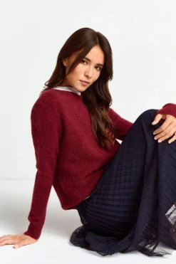 Strickpullover Aus Weichem Materialmix<Rich & Royal Clearance