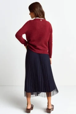 Strickpullover Aus Weichem Materialmix<Rich & Royal Clearance