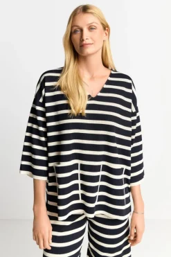 Sweatshirt Mit Tiefem V-Neck<Rich & Royal Clearance