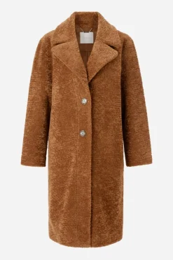 Teddy-Mantel Mit Reverskragen<Rich & Royal Discount
