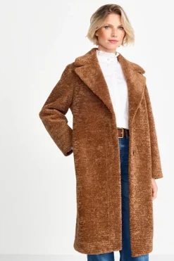 Teddy-Mantel Mit Reverskragen<Rich & Royal Discount