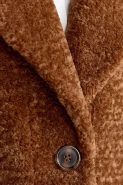 Teddy-Mantel Mit Reverskragen<Rich & Royal Discount