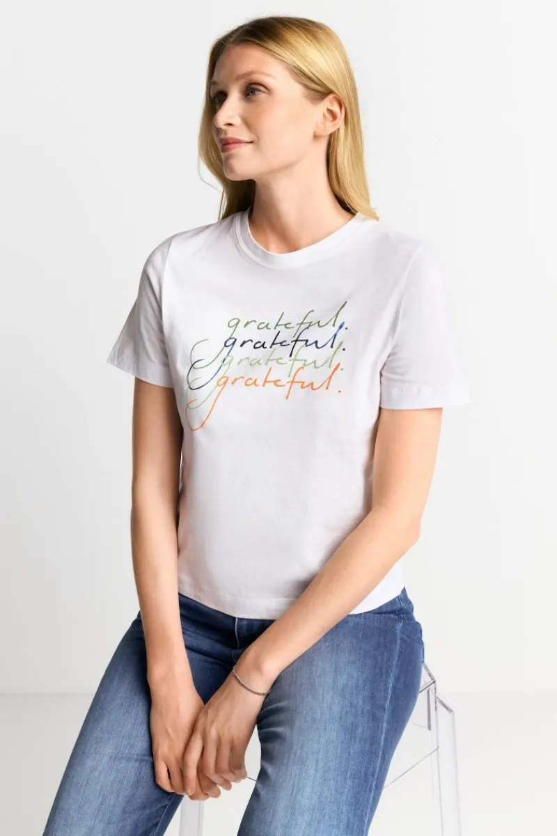 T-Shirt Aus Softer Baumwolle<Rich & Royal Sale