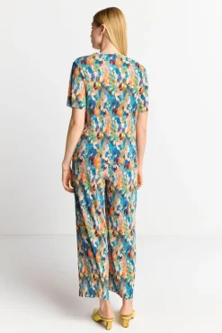 T-Shirt In Crinkle-Optik<Rich & Royal Sale