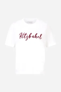 T-Shirt Mit Flockdruck<Rich & Royal Clearance
