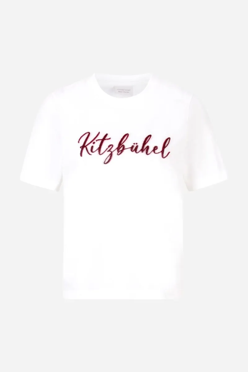 T-Shirt Mit Flockdruck<Rich & Royal Clearance