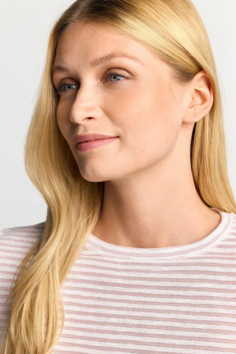 T-Shirt Mit Metallfäden<Rich & Royal Clearance