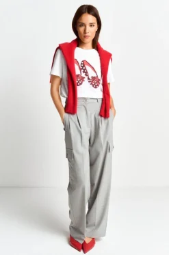 T-Shirt Mit Strassdetails<Rich & Royal Outlet