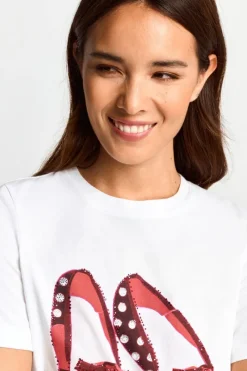 T-Shirt Mit Strassdetails<Rich & Royal Outlet