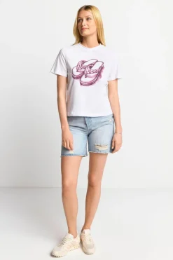 T-Shirt Mit Strassverziertem Print<Rich & Royal Hot