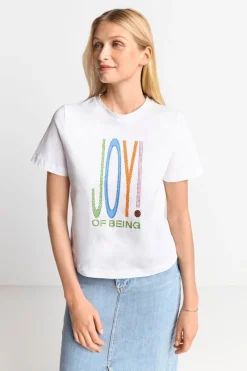 T-Shirt Mit Strassverzierung<Rich & Royal Online