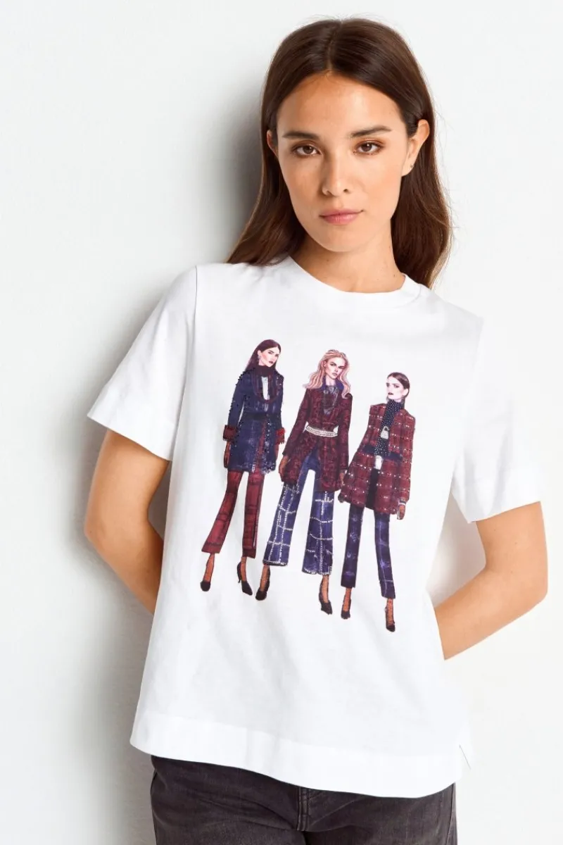 Weißes T-Shirt Mit Crew-Neck<Rich & Royal Discount