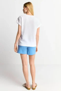 Weißes T-Shirt Mit Crew-Neck<Rich & Royal Hot