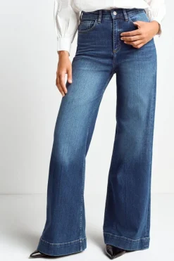 Wide Leg Denim Mit Hoher Taille<Rich & Royal Clearance